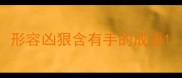 形容凶狠含有手的成语
