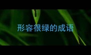 形容很绿的成语