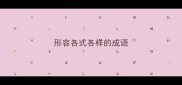 形容各式各样的成语