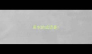 带水的成语是