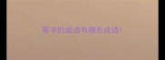 筹字的成语有哪些成语