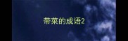 带菜的成语
