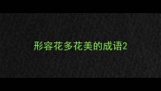 形容花多花美的成语