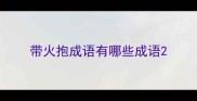 带火抱成语有哪些成语