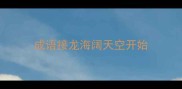 成语接龙海阔天空开始