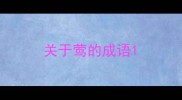 关于莺的成语