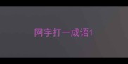 网字打一成语