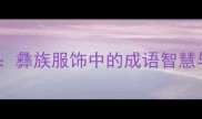 火树银花话火人彝族服饰中的成语智慧与节庆文化传承