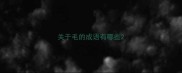 关于毛的成语有哪些