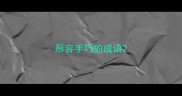 形容手巧的成语
