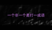 一个非一个是打一成语