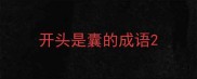开头是囊的成语