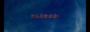 什么花世成语
