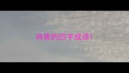 诗意的四字成语