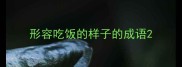 形容吃饭的样子的成语
